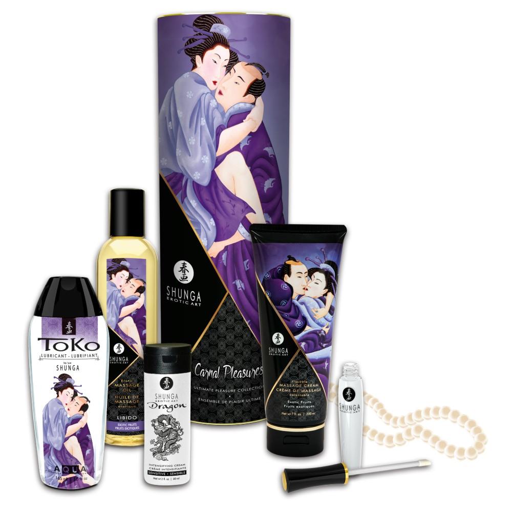 Подарочный набор "CARNAL PLEASURES", Shunga
